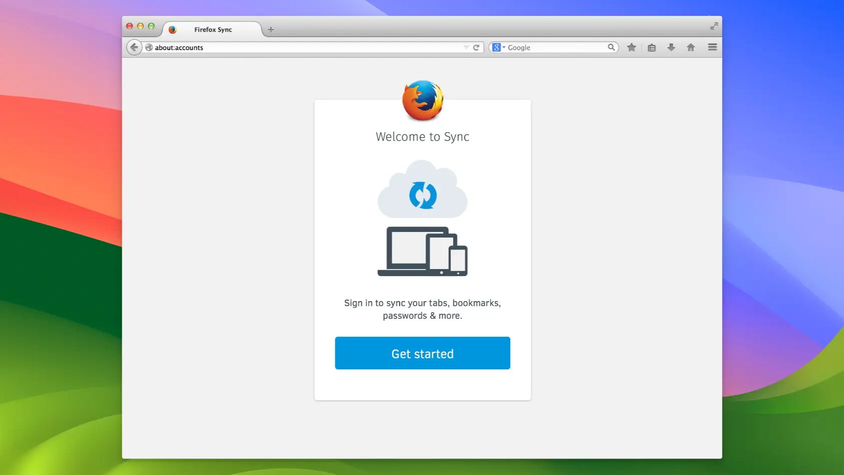 Firefox - Synchronization - 04